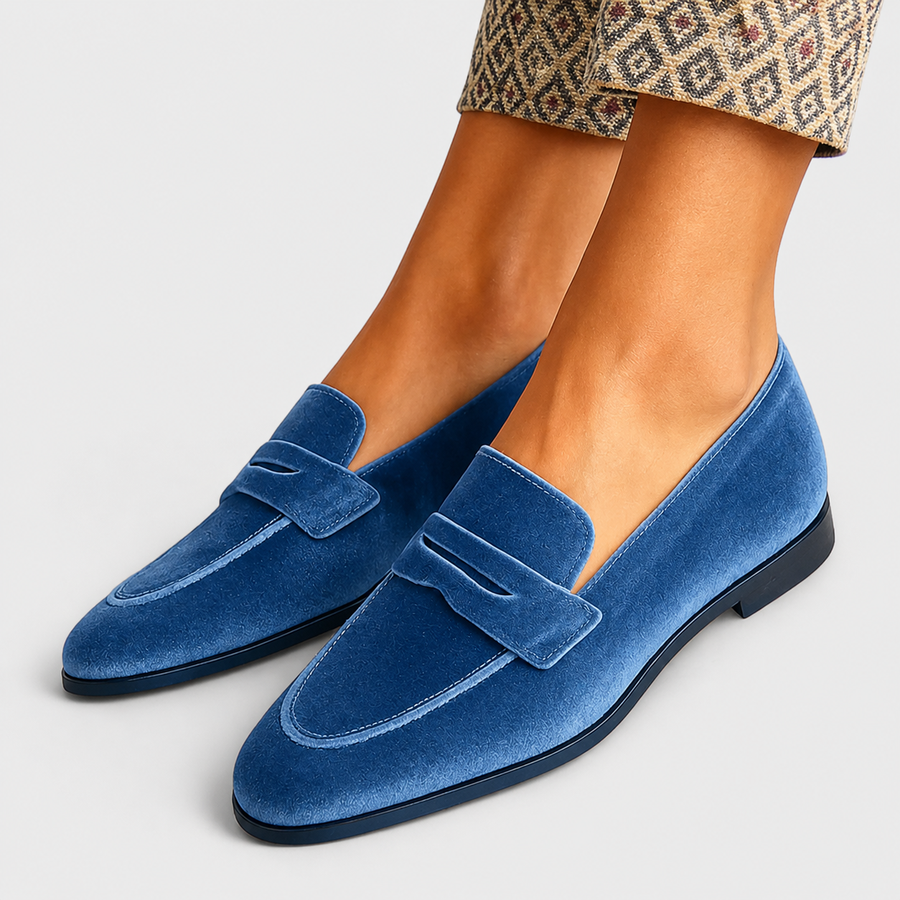 Louise™ | Mocassins en velours souple