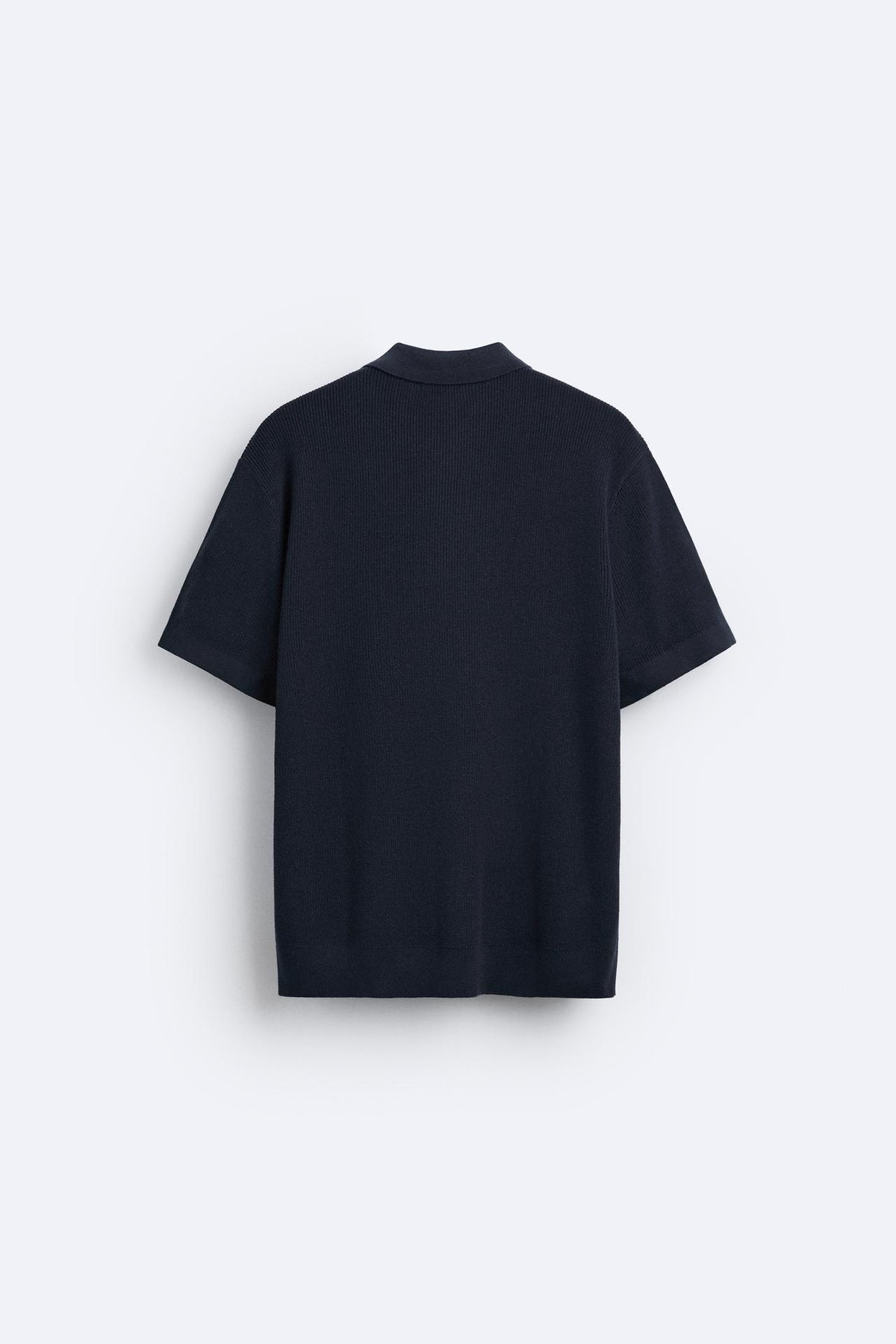 Polo en tricot élégant avec zip