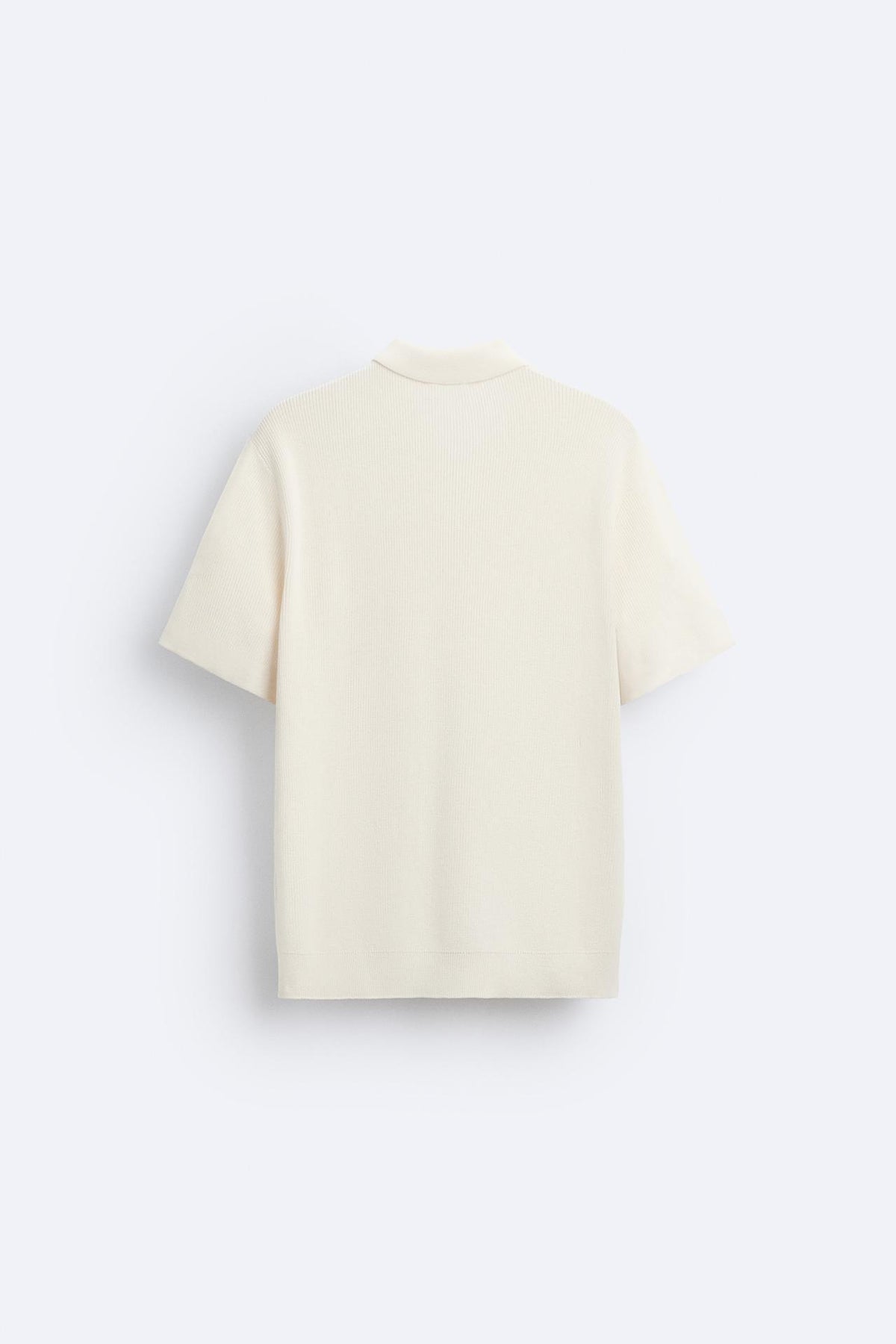 Polo en tricot élégant avec zip