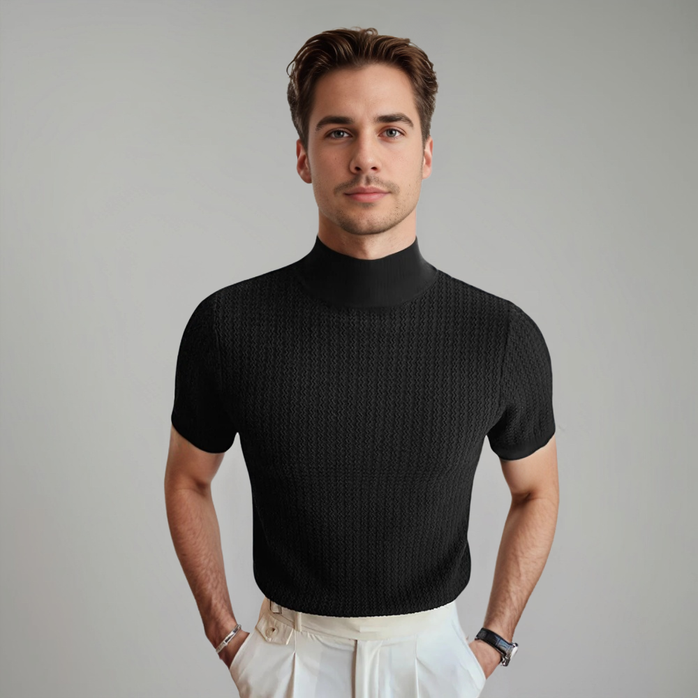 Paolo | Chemise à Manches Courtes Élégante pour Hommes
