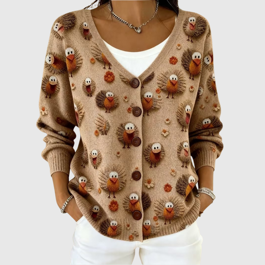 Ramona | Veste en Maille à Boutons