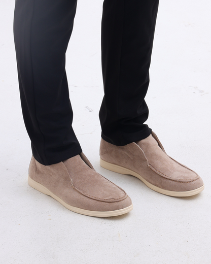 Mason | Mocassin Suédé Homme à Enfiler Mi-Haut