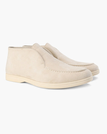 Mason | Mocassin Suédé Homme à Enfiler Mi-Haut