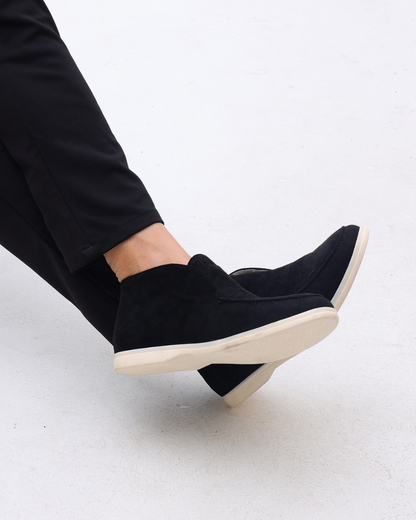 Mason | Mocassin Suédé Homme à Enfiler Mi-Haut