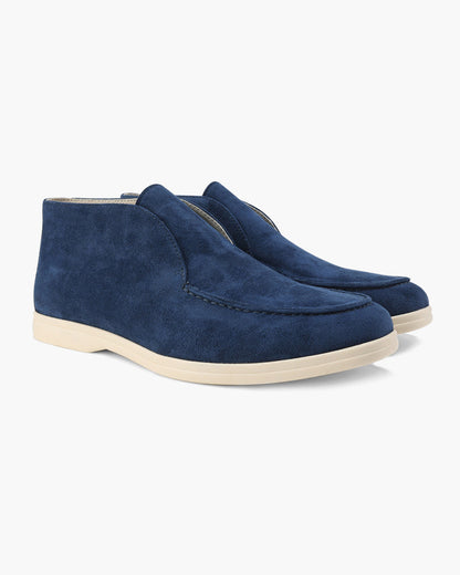 Mason | Mocassin Suédé Homme à Enfiler Mi-Haut