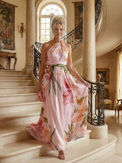 Robe Maxi Fleurie Légère Amiel