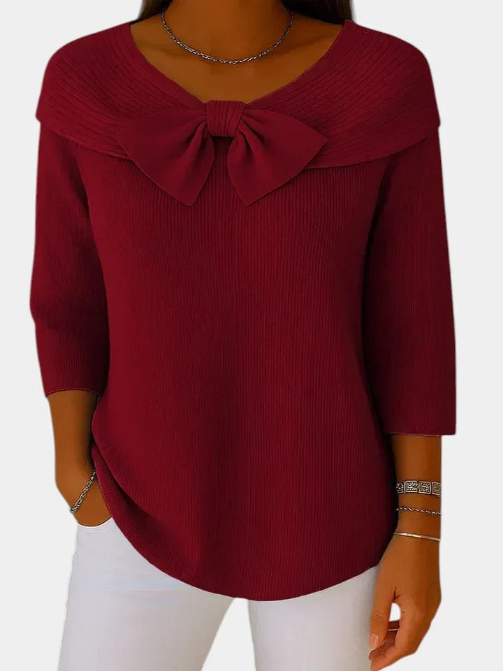 Lúa | Pull chaud et féminin avec nœud