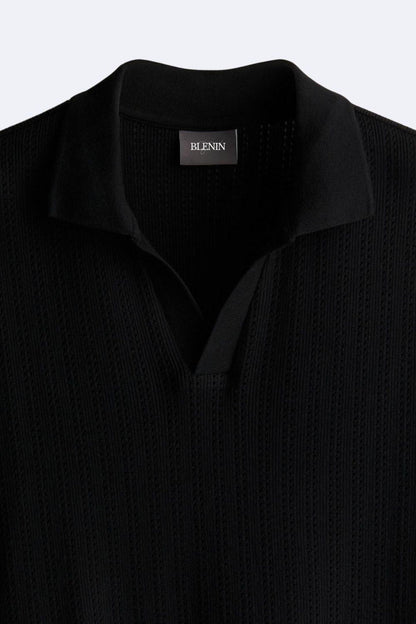 Polo tricoté élégant pour un look chic