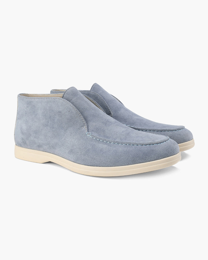 Mason | Mocassin Suédé Homme à Enfiler Mi-Haut