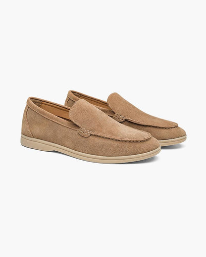 Luke | Mocassin en Suède Style Vieille Argent pour Hommes
