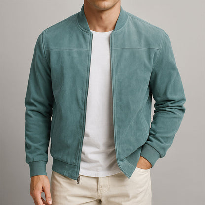 VESTE EN CUIR SUEDE URBAINE
