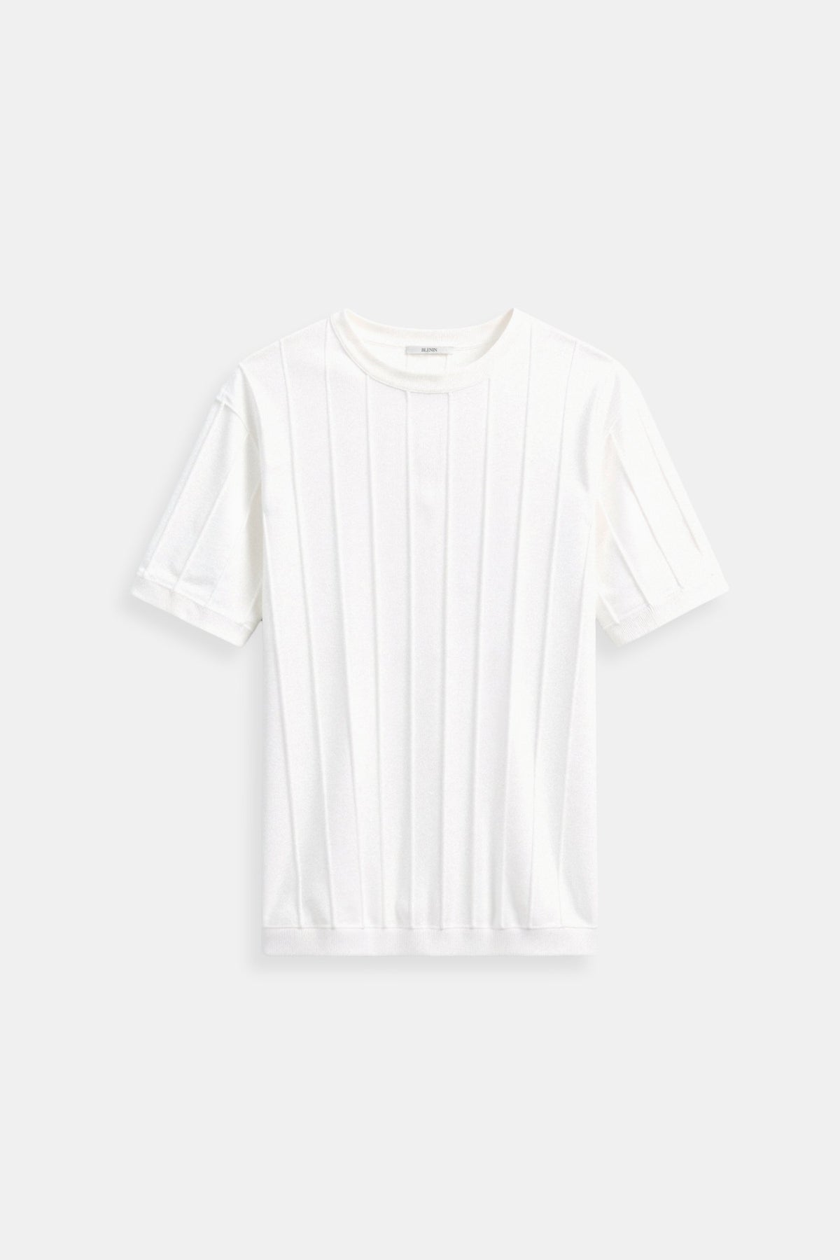 T-shirt Rayé O-Cou Classique Heavy Oude Geld