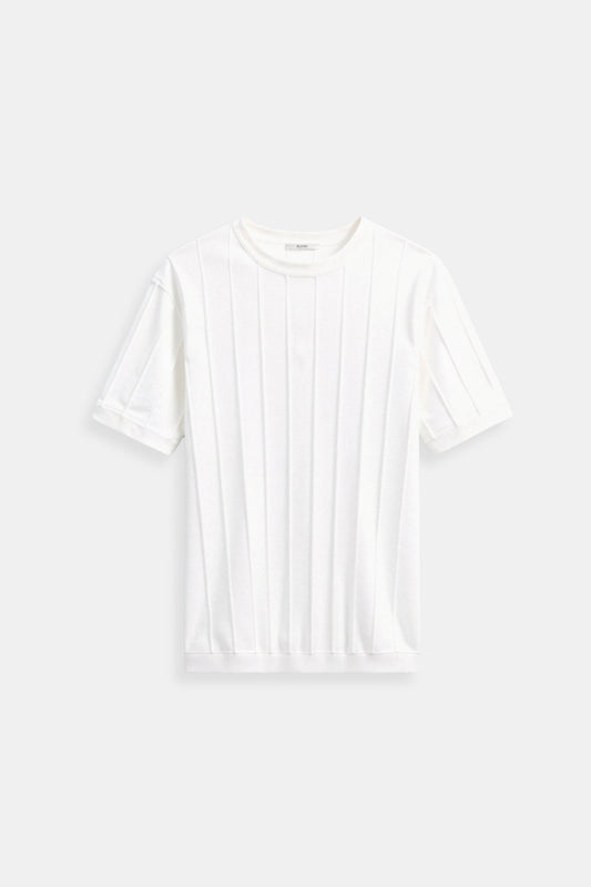 T-shirt Rayé O-Cou Classique Heavy Oude Geld