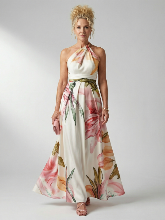 Robe Maxi Fleurie Légère Amiel