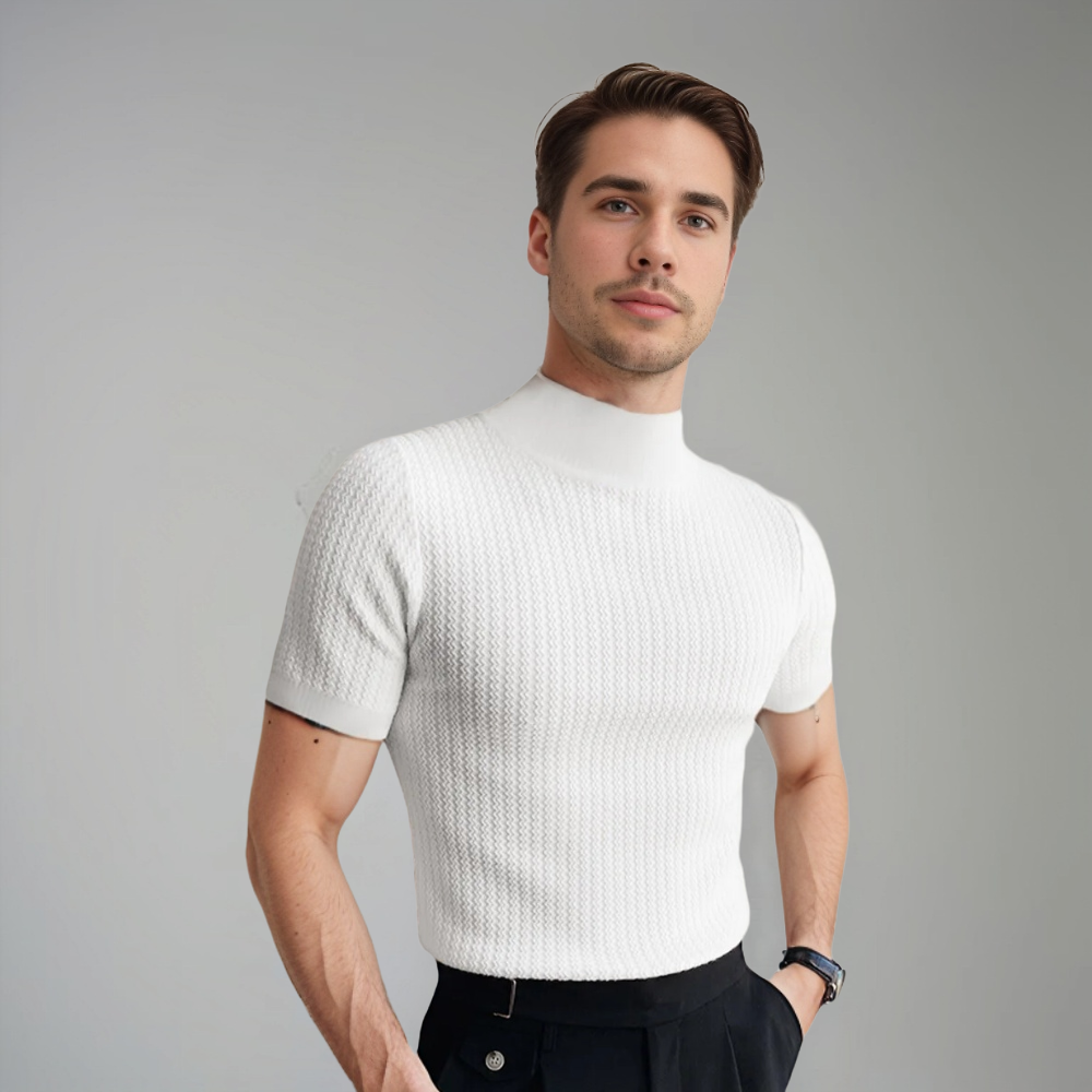 Paolo | Chemise à Manches Courtes Élégante pour Hommes