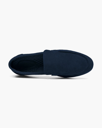 Luke | Mocassin en Suède Style Vieille Argent pour Hommes