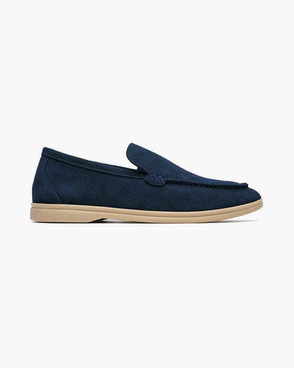Luke | Mocassin en Suède Style Vieille Argent pour Hommes