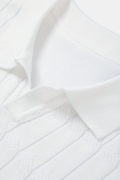 Polo pour Hommes en Blanc – Classique et Élégant