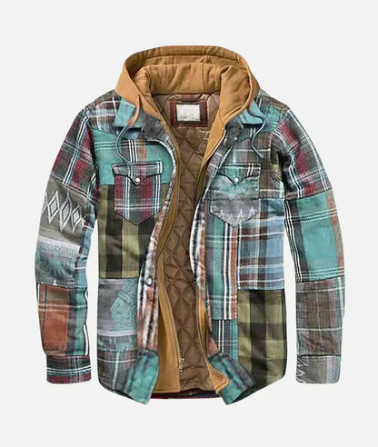 VESTE VINTAGE DE LUXE AVEC FERMETURE ÉCLAIR