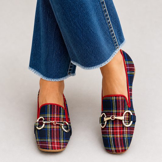 Mélani™ | Mocassin à carreaux