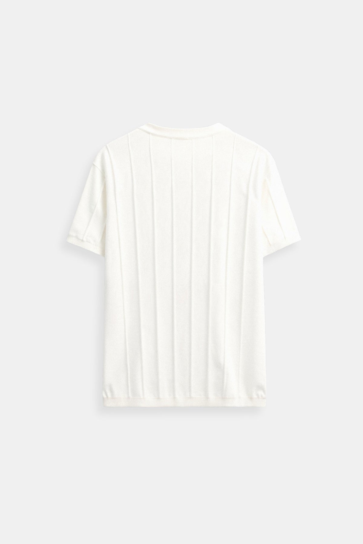 T-shirt Rayé O-Cou Classique Heavy Oude Geld