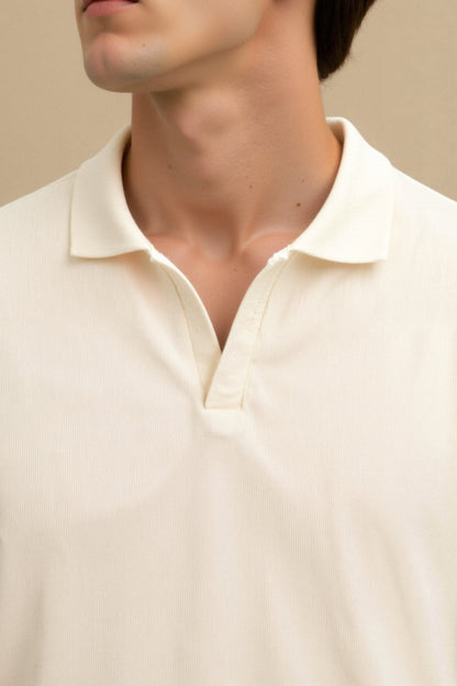 Polo pour Hommes en Beige – Élégant & Intemporel