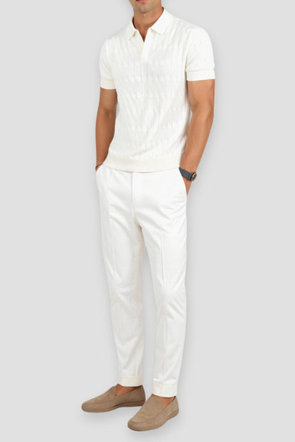 Polo pour Hommes en Blanc – Classique et Élégant