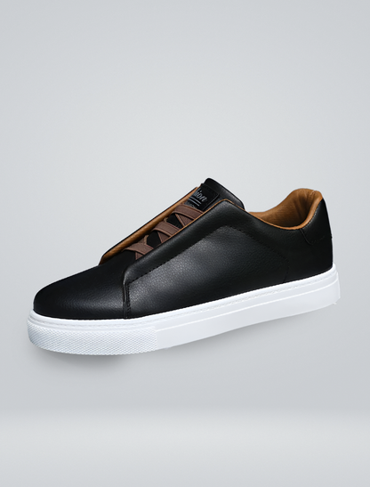 Alexander | Baskets blanches pour hommes en cuir de haute qualité