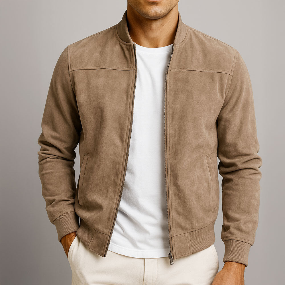 Veste Bomber Effet Daim Antoine