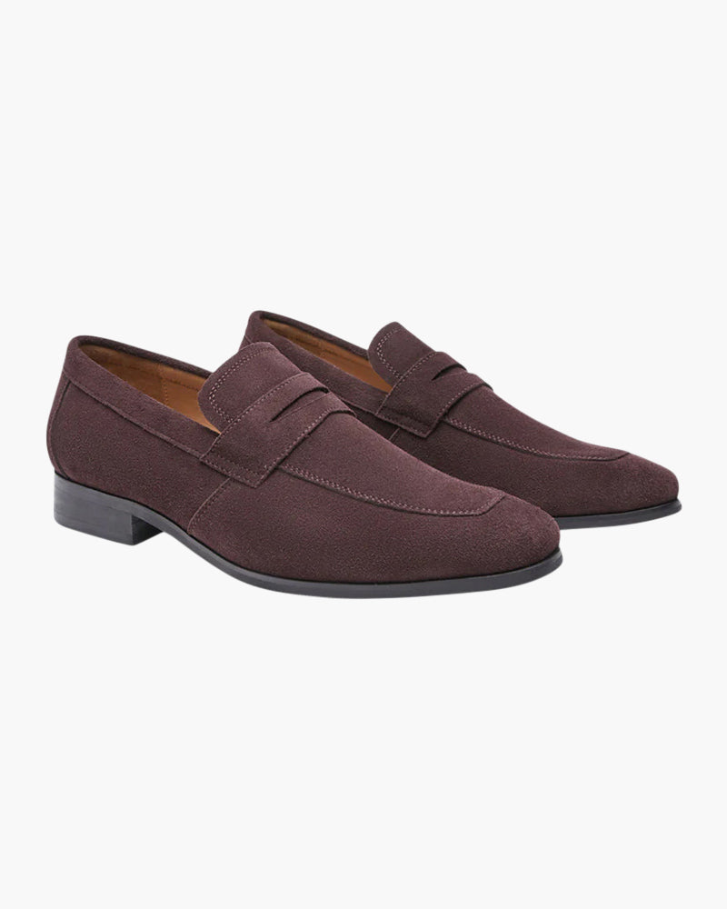 Julian | Loafer en Suède Casual Business pour Hommes