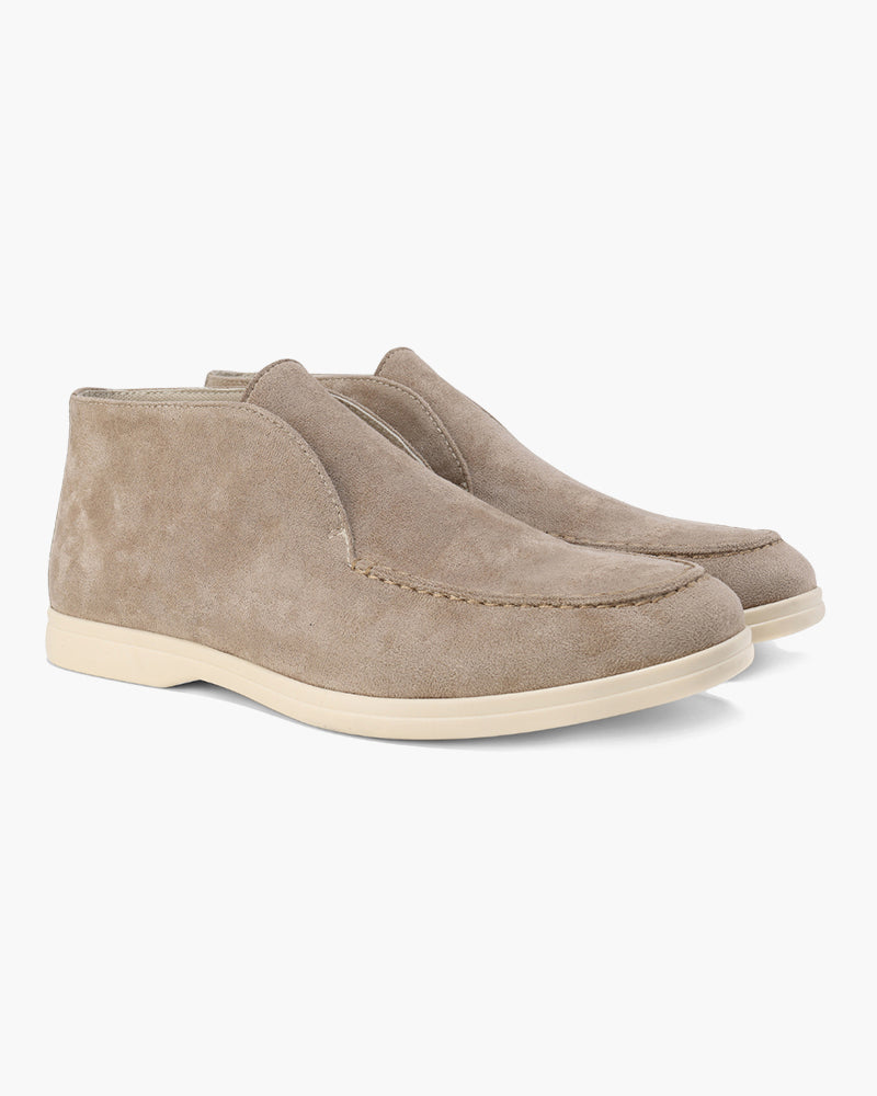 Mason | Mocassin Suédé Homme à Enfiler Mi-Haut