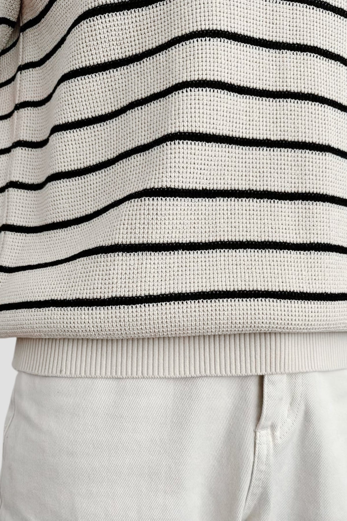 Polo pour hommes à rayures avec manches courtes – Intemporel &amp; Polyvalent
