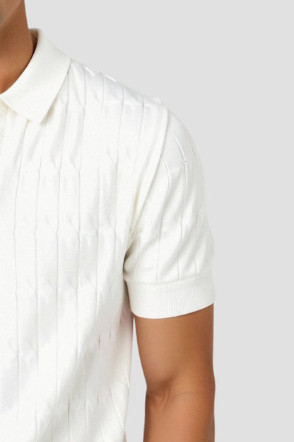 Polo pour Hommes en Blanc – Classique et Élégant