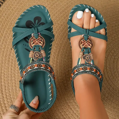 Nadia™ Sandales orthopédiques de style Ibiza pour le confort et l'élégance.