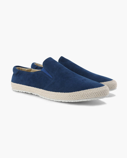 Jacob | Espadrille Élégante pour Hommes en Suède avec Semelle en Jute