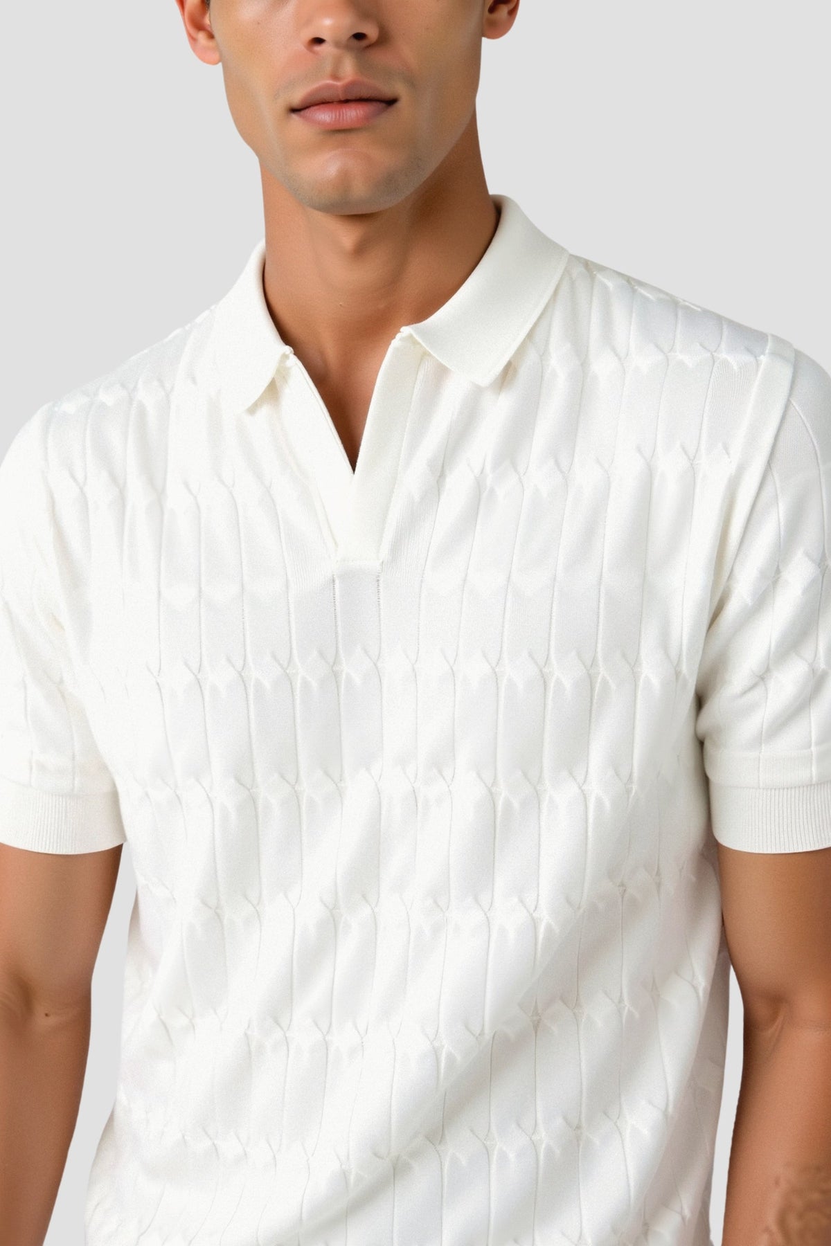Polo pour Hommes en Blanc – Classique et Élégant