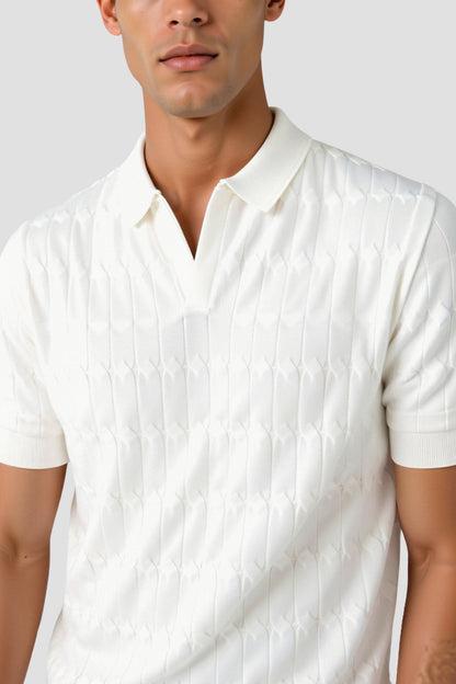 Polo pour Hommes en Blanc – Classique et Élégant