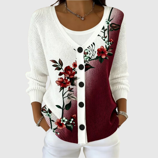 Incoronata | Veste en Maille à Boutons