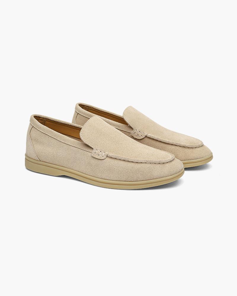 Luke | Mocassin en Suède Style Vieille Argent pour Hommes