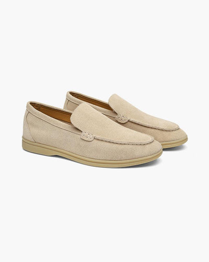 Luke | Mocassin en Suède Style Vieille Argent pour Hommes