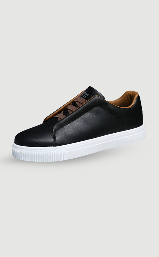 Alexander | Baskets blanches pour hommes en cuir de haute qualité