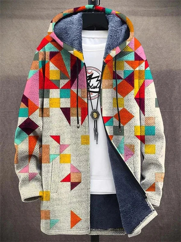 Vivienne | Cardigan à Capuche Artistique