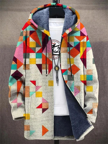 Vivienne | Cardigan à Capuche Artistique