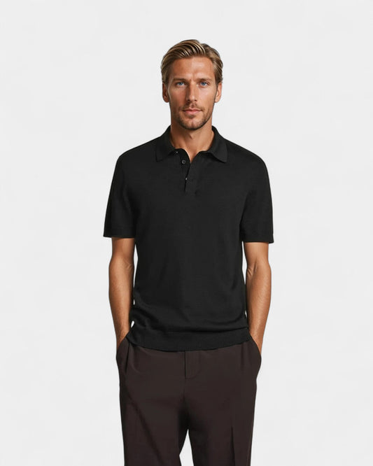 Polo Minimaliste pour Homme à Manches Courtes Élégant