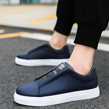 Alexander | Baskets blanches pour hommes en cuir de haute qualité