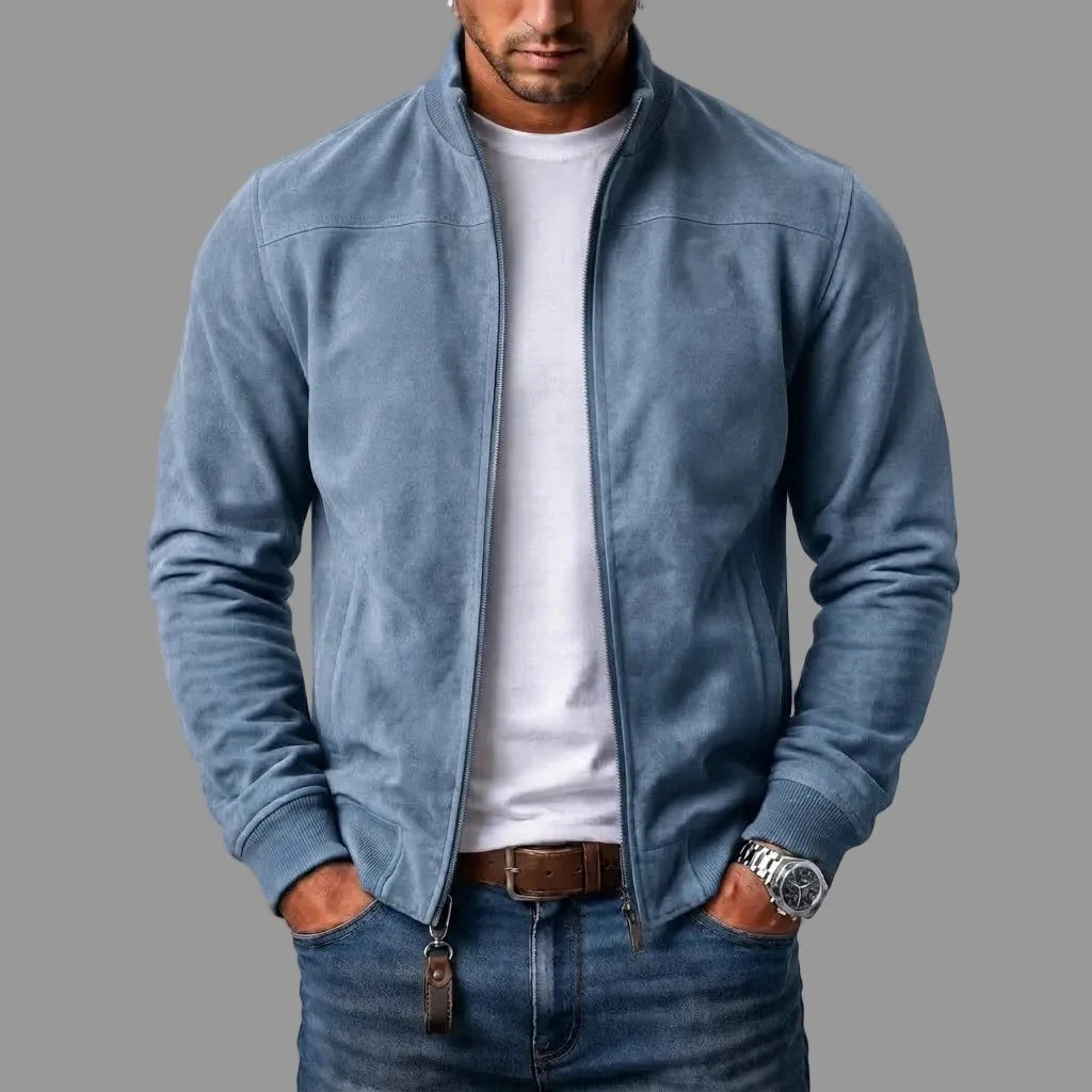 Varel | Blouson bomber en daim