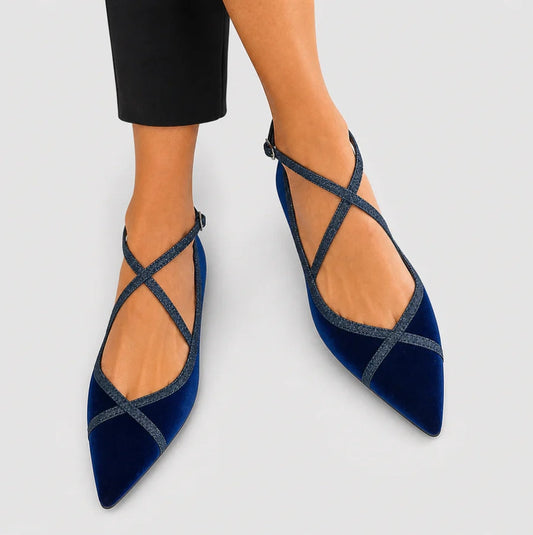 Noëlle™ | Chic Mocassins Bleu marine