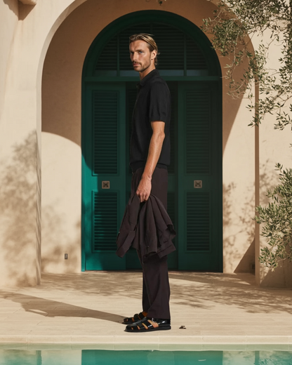 Polo Homme Minimaliste à Manches Courtes Premium