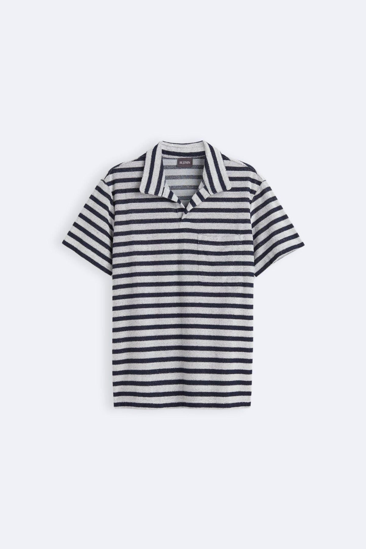 Polo Rayé Tricoté | Élégance Maritime avec une Touche Moderne