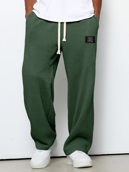 Pantalon Ample Maille Gaufrée Jacques